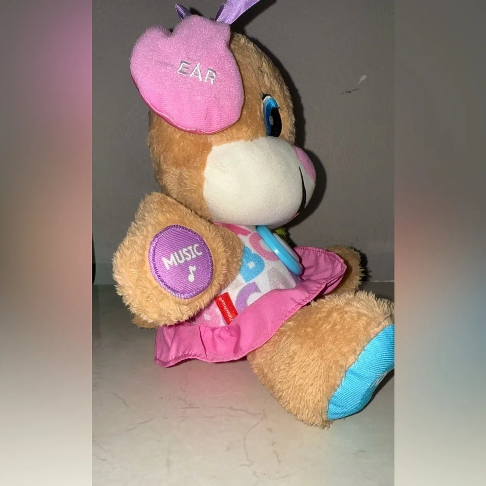 Fisher-Price Laugh & Learn Smart Stages Sis | Interactive Plush Musical Dog